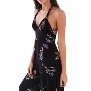 Kimchi Blue Floral Halter Jumpsuit
